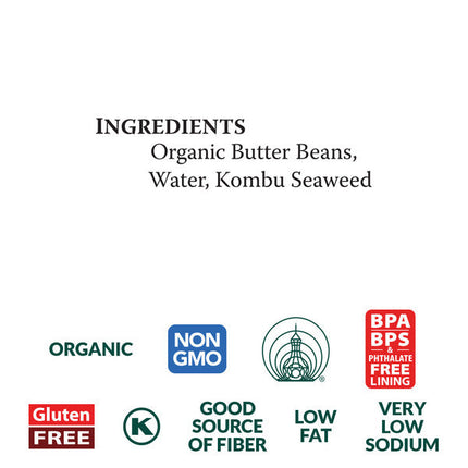 Eden Foods Butter Beans (Baby Lima), organic