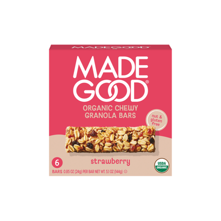 MadeGood Strawberry Granola Bars 6pk