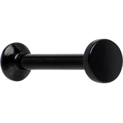 5/16 Black IP 3mm Circle Internal Thread Daith Cartilage Tragus