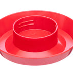 Waterer Base Only / 1 Quart / Red