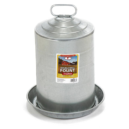 Little Giant Double Wall Fountain Poultry & Chicken Waterer