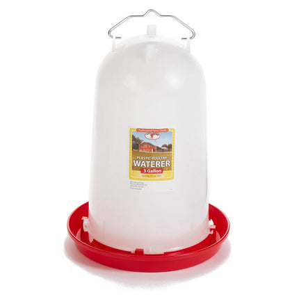 Little Giant Plastic Hanging Poultry Fountain, 3 Gallon