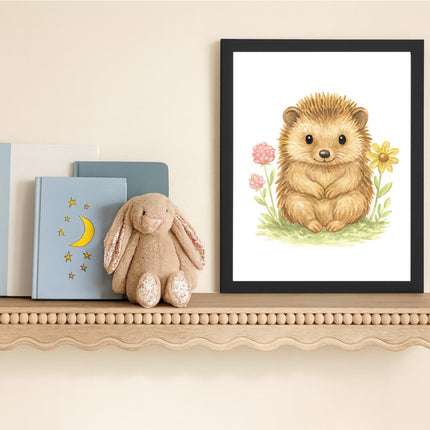 Adorable Baby Animals Art Print, Framed (12" x 16")