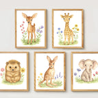 Adorable Baby Animals Set / Natural