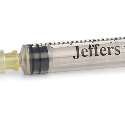 Jeffers Luer Lock Syringe/Needle Combo, Box of 100