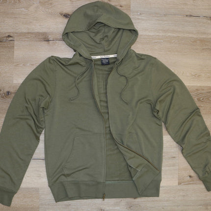 Men's Eco-Smart Full-Zip Bamboo Viscose Hoodie