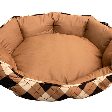 Mink Tufted Euro Cuddler Bed For Dogs & Cats