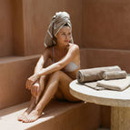 Sorrel Tan & Ecru / Standard Set (Set of 6 with Bath Towels)
