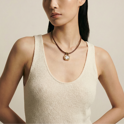 THE NAIA GEM PENDANT NECKLACE
