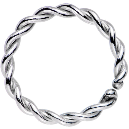 14G 3/8 Annealed Steel Seamless Braided Circular Ring