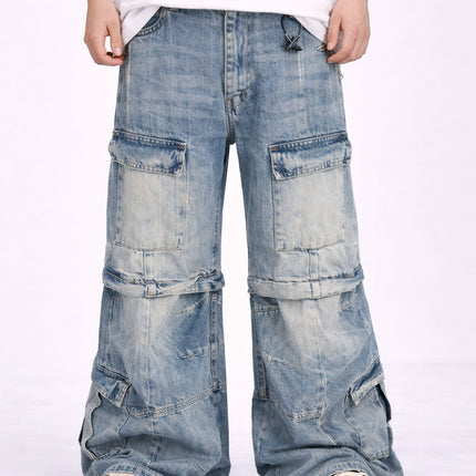 AZUL CONVERT CARGO DENIM