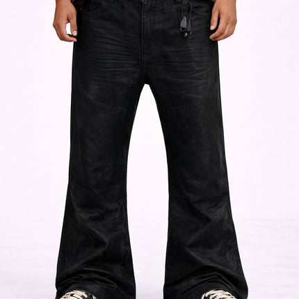 DOUBLE KNEE FLARE DENIM