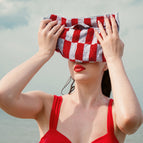 Pietra Sky & Tomato / Washcloths (Set of 2)