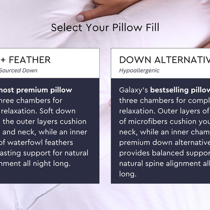 Down Alternative Chamber Pillow