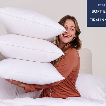 Down + Feather Chamber Pillow