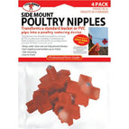 Side Mount / Red / 4 Pack