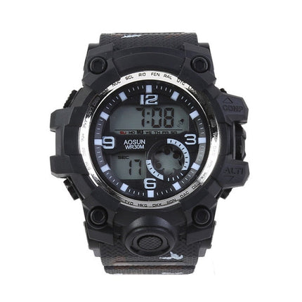 30M Waterproof Sports Men Watch Couple Fashion Popular Men's Multi-Functional LED Electronic Watchs