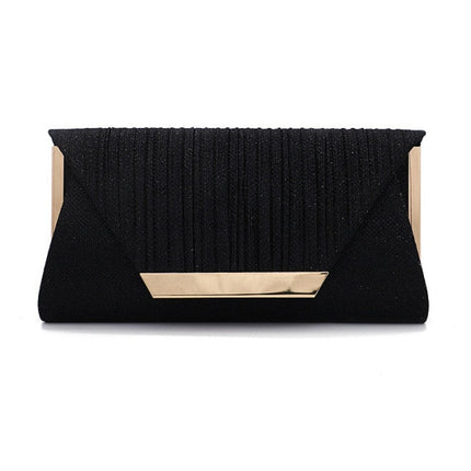 2021 Lady Handbag Party Soft Single Chain Package Cover Type Clutches