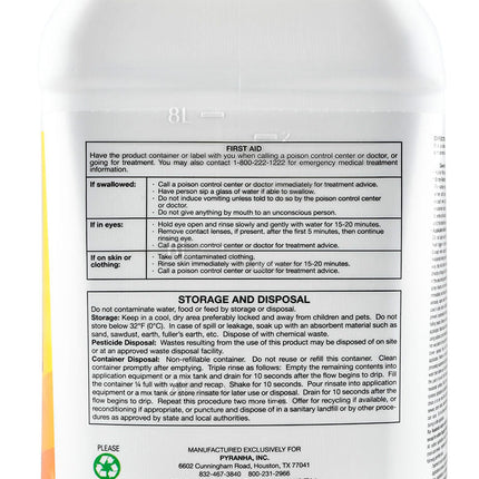 Pyranha Insect Control Space Fly Spray 1-10 HPS Concentrate for Barns, Stables, & Kennels