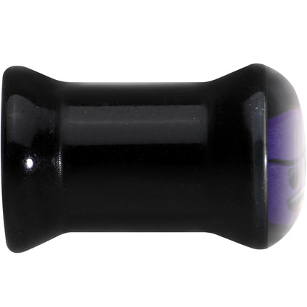 2G Licensed Purple Devil emoji Acrylic Double Flare Plug Set