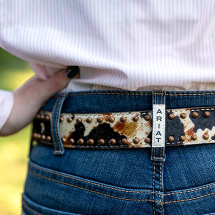 Rafter T Peppered Hide Ladies' Belt