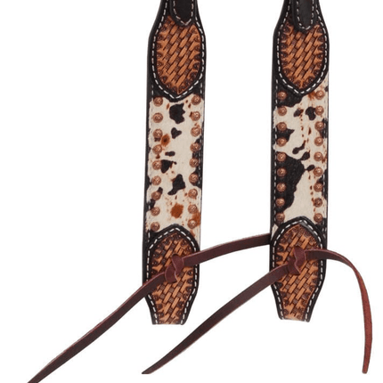 Rafter T Peppered Hide Single Ear Headstall