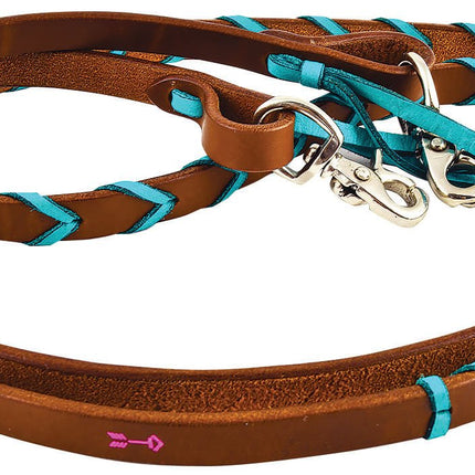 Rafter T Plaited Barrel Racing Reins