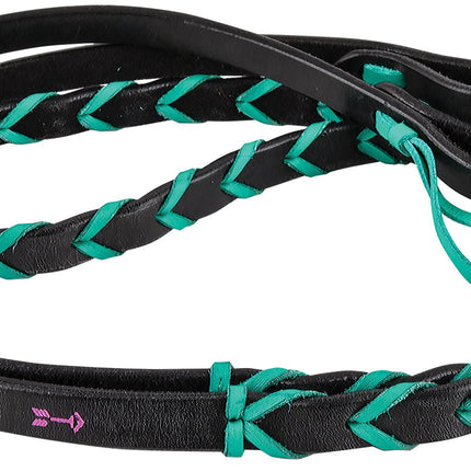 Rafter T Plaited Barrel Racing Reins