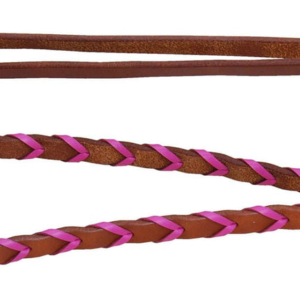 Rafter T Plaited Barrel Racing Reins