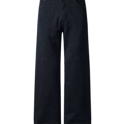 BLACK RELAXED DENIM [STRETCH]