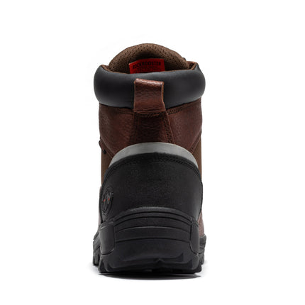 ROCKROOSTER Daviston 6 inch Brown Composite Toe Waterproof Work Boots AT872