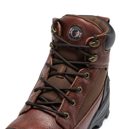 ROCKROOSTER Daviston 6 inch Brown Composite Toe Waterproof Work Boots AT872