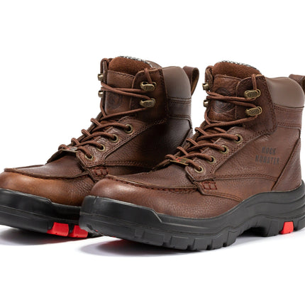 ROCKROOSTER Zumbro 6 inch Wide, Soft Toe, Rubber Outsole, EH Protection, ASTM 2892, Work Boots AK371