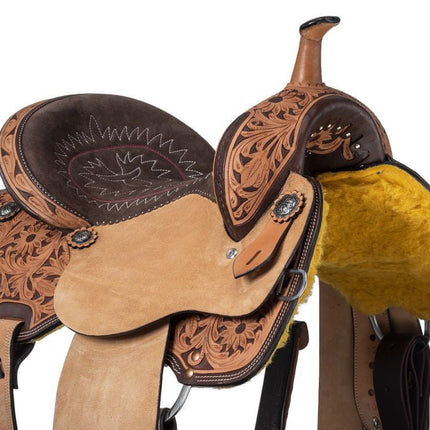 Royal King Light Oil Hawley Barrel Saddle Package