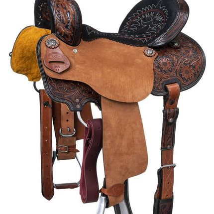 Royal King Two Tone Hawley Barrel Saddle Package
