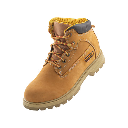 Safara Rugged Wheat Nubuck Water Resistant Work Boots [R20883]