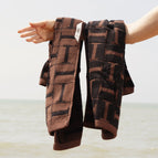 Tessera Tobacco & Black / Hand Towels (Set of 2)
