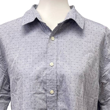 Goodfellow & Co Mens Large 100% Cotton Short Sleeve Button Down Casual Shirt