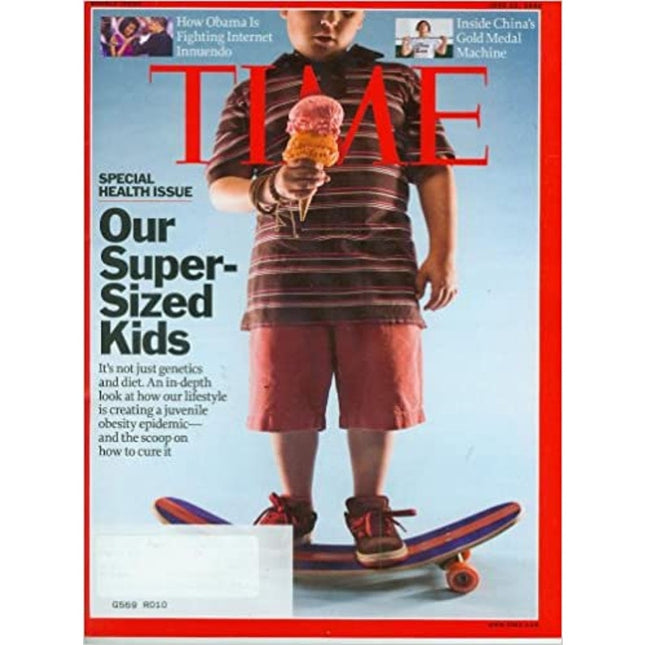 2008 Time Magazine Special Health Issue Our Super-sized Kids great condition