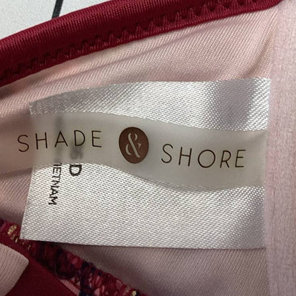 Shade & Shore 36D Underwire Criss Cross Strap Nylon Blend Bikini Swim Top ONLY
