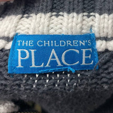 Children's Place Kids Small 5/6 Half Zip Striped Long Sleeve Pullover Sweater