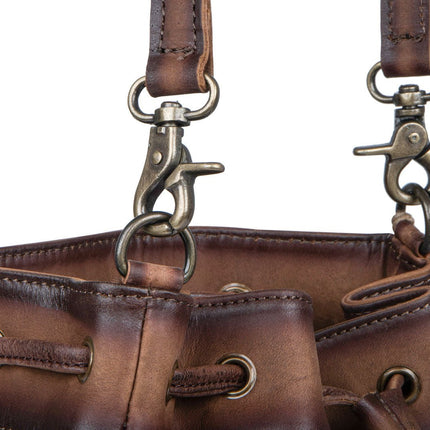 STS Cowhide Bucket Bag