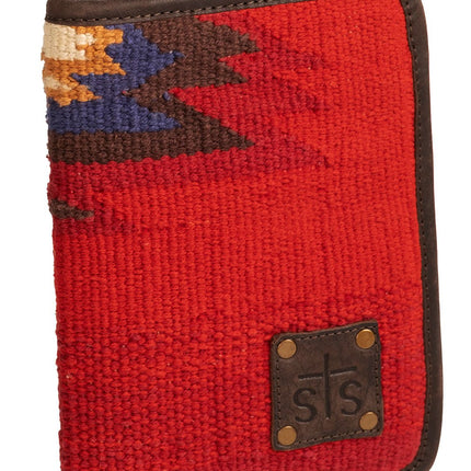STS Crimson Sun Western Leather Magnetic Wallet