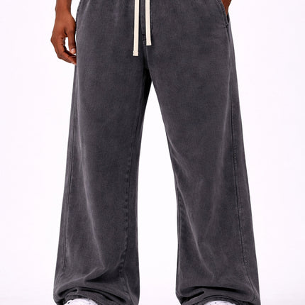 CHARCOAL PANEL SWEATPANTS