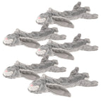 Unstuffed with Rope & Squeaker / Rabbit / 5 Pack
