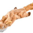 Unstuffed with Rope & Squeaker / Fox / Single