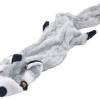 Unstuffed with Rope & Squeaker / Raccoon / Single