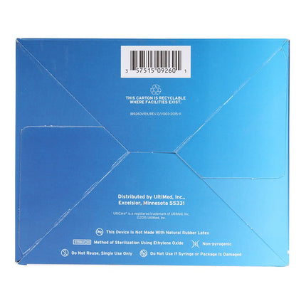 UltiCare U-40 Insulin Syringes, 29ga x ½", Box of 100 ct