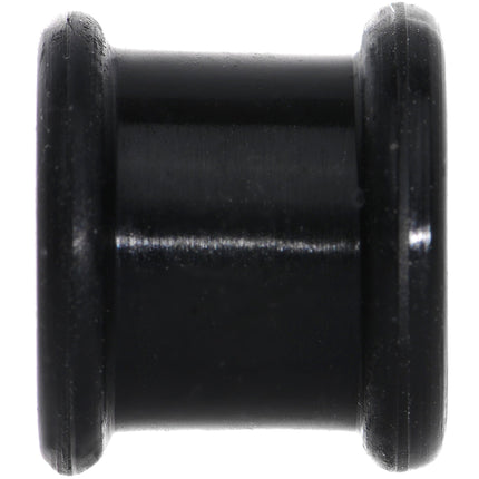 00G Flexible Black Silicone Double Flare Tunnel Plug Set