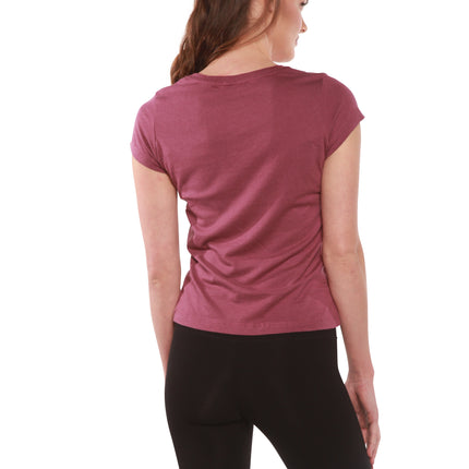 Women's Bamboo Viscose/Cotton V-Neck Cap Sleeve T-Shirt